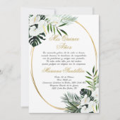 Quinceanera invitation en espagnol (Devant)