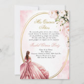 Quinceanera invitation en espagnol (Devant)