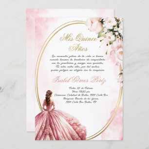 Quinceanera invitation en espagnol
