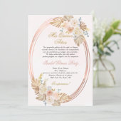Quinceanera invitation en espagnol (Debout devant)
