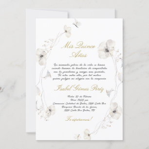 Quinceanera invitation en espagnol