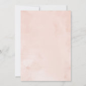 Quinceanera Invitation Gold Foil Rose Blush Gown (Dos)