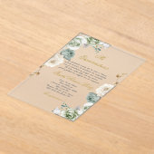 Quinceanera invitation in Spanish Acryl Uitnodigingen (Laagn)