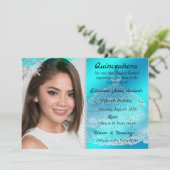 Quinceañera Invitation Photo (Debout devant)