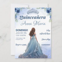 Quinceañera Invitation pour mis quince años