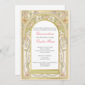 Quinceañera invitation retro vinage en espanol (Devant / Derrière)
