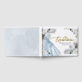 Quinceanera Livre d'hôtes Robe bleue Floral (Complet)