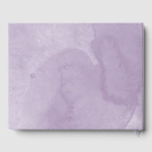 Quinceanera Livre d'invité Robe violette Floral (Verso)