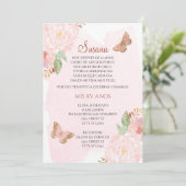 QUINCEANERA-MARIPOSAS KAART (Staand voorkant)