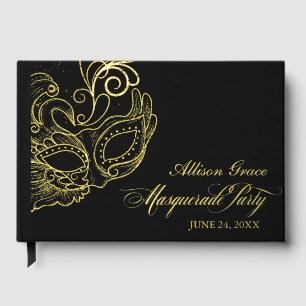 Quinceanera Maskerade Feest Gastenboek