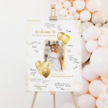 Quinceañera ou Sweet 16 Party Signature or Photo