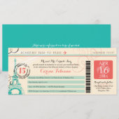 Quinceanera | Parijs Kaart (Voorkant / Achterkant)