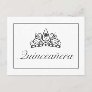 Quinceañera Party Kroonaankondiging Uitnodiging
