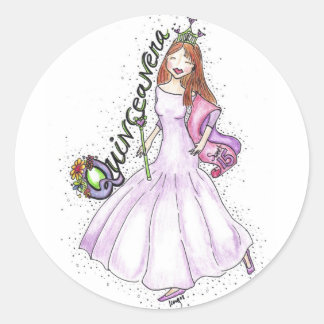 Quinceanera Ronde Sticker