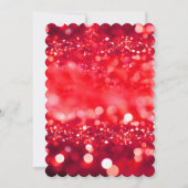 Quinceañera rood en goud kaart (Achterkant)