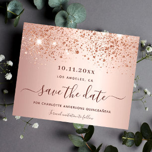 Quinceanera roos goudglitter budget Bespaar op dat Flyer