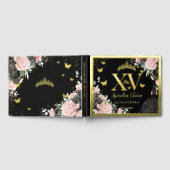 Quinceañera rose noire Quince 15 XV Or (Complet)