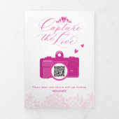 Quinceanera rose Numéro de table de la partie Phot (Page de couverture)