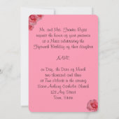 Quinceanera, Roses Roses Rose Invitation / Douce Q (Dos)