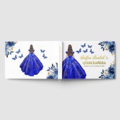 Quinceañera Royal Blue Gold Princess Butterflies (Complet)