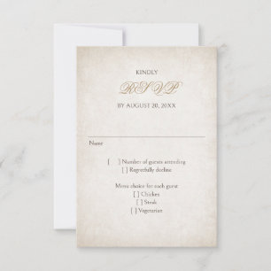 Quinceanera RSVP Kaartje