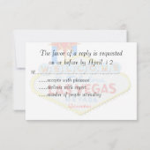 Quinceanera RSVP Las Vegas Pastel Art (Dos)