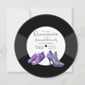 Quinceañera Schoenen Vinyl Record Foto Paarse Kaart (Voorkant)