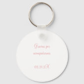 Quinceañera Sleutelhanger ornament (Achterkant)