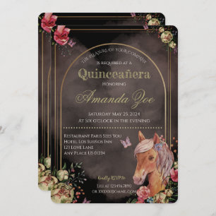 Quinceañera/Sweet 16 Invitation design Cheval