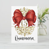 Quinceanera Uitnodiging (Staand voorkant)