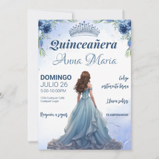Quinceañera Uitnodiging voor mis quince años
