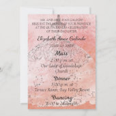 Quinceañera Uitnodigingsfoto Kaart (Achterkant)