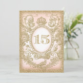 Quinceañera une fois sur invitation de la Princess (Debout devant)