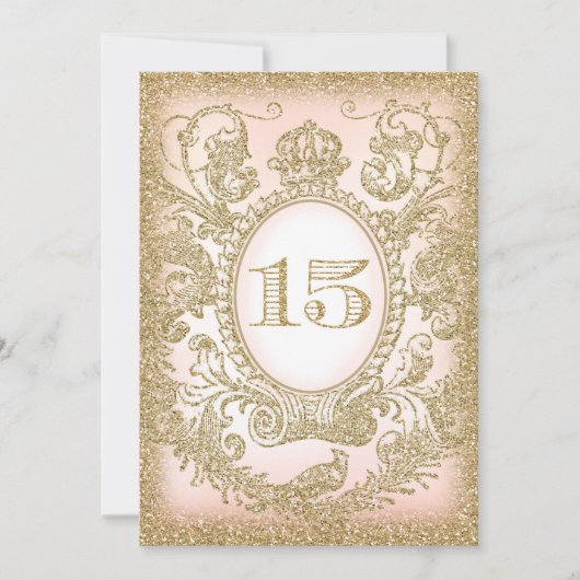 Quinceañera une fois sur invitation de la Princess (Devant)