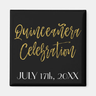 Quinceanera Viering Save the Date Magnet Magneet