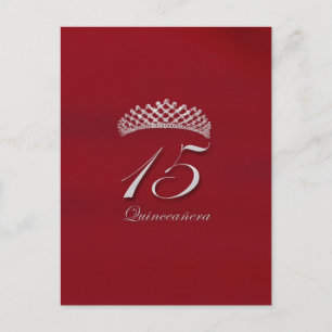 Quinceañera voor de 15e verjaardag briefkaart