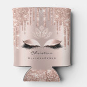 Quinceañeras Sweet 16th 15th Bridal Sparkly Diamod Blikjeskoeler (Achterkant)