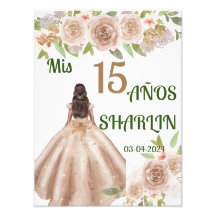 Quinceañeras Welkomstbord