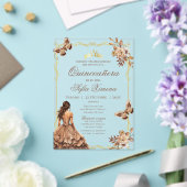 Quincenera Invitation in Spanish Boho Acryl Uitnodigingen (Insitu (Huwelijk))