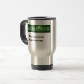 Quincey's "Genesis" Travel Mug Reisbeker (Voorkant links)