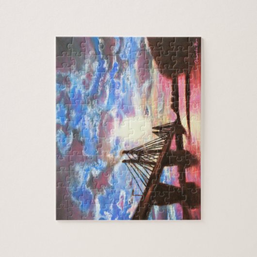 Quincy Bridge Sunset Puzzle (Vertical)