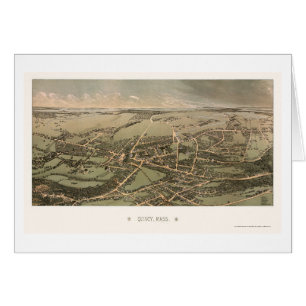 Quincy, carte panoramique de mA - 1877