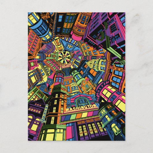 Quincy Illinois Historic District Briefkaart (Voorkant)