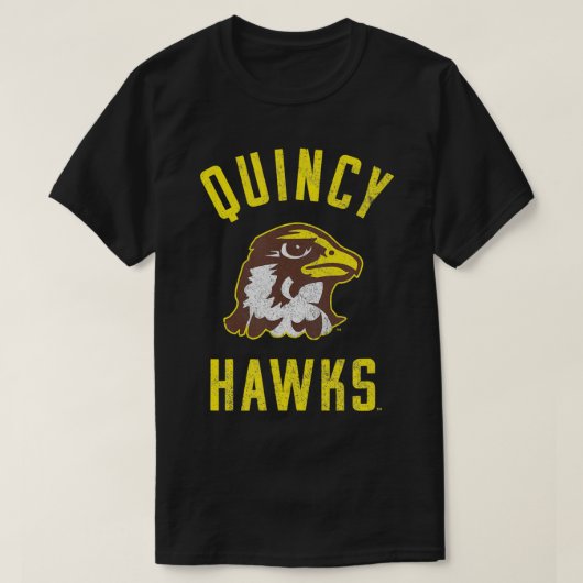 Quincy University Hawks Large T-Shirt (Design voorkant)