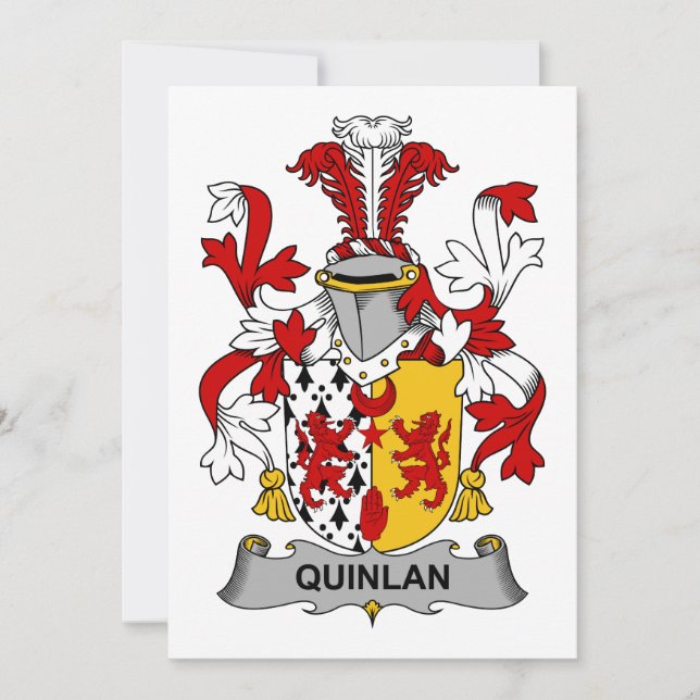 Quinlan Family Crest (Voorkant)