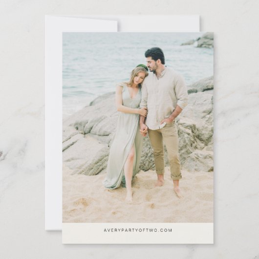 QUINN | Blush California Map Opslaan Datum Kaart (Achterkant)