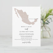 QUINN Blush Mexique Carte Destination Mariage de v (Debout devant)