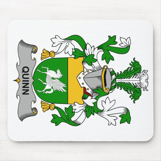 Quinn Family Crest Muismat (Voorkant)