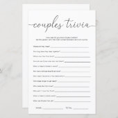 Quinn Minimale paren Trivia Game (Voorkant / Achterkant)