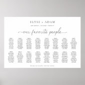 Quinn Modern Minimal 16 Poster de table (Devant)